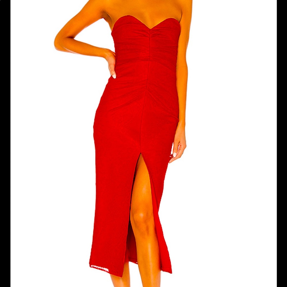Lovers and friends cubales midi dress